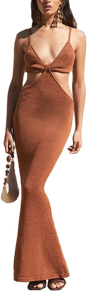 Boho Cut Out Maxi Dresses For Summer