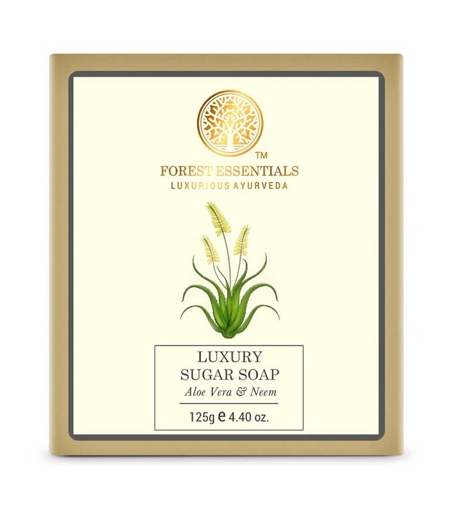 Forest Essentials Luxury Sugar Soap with Aloe Vera