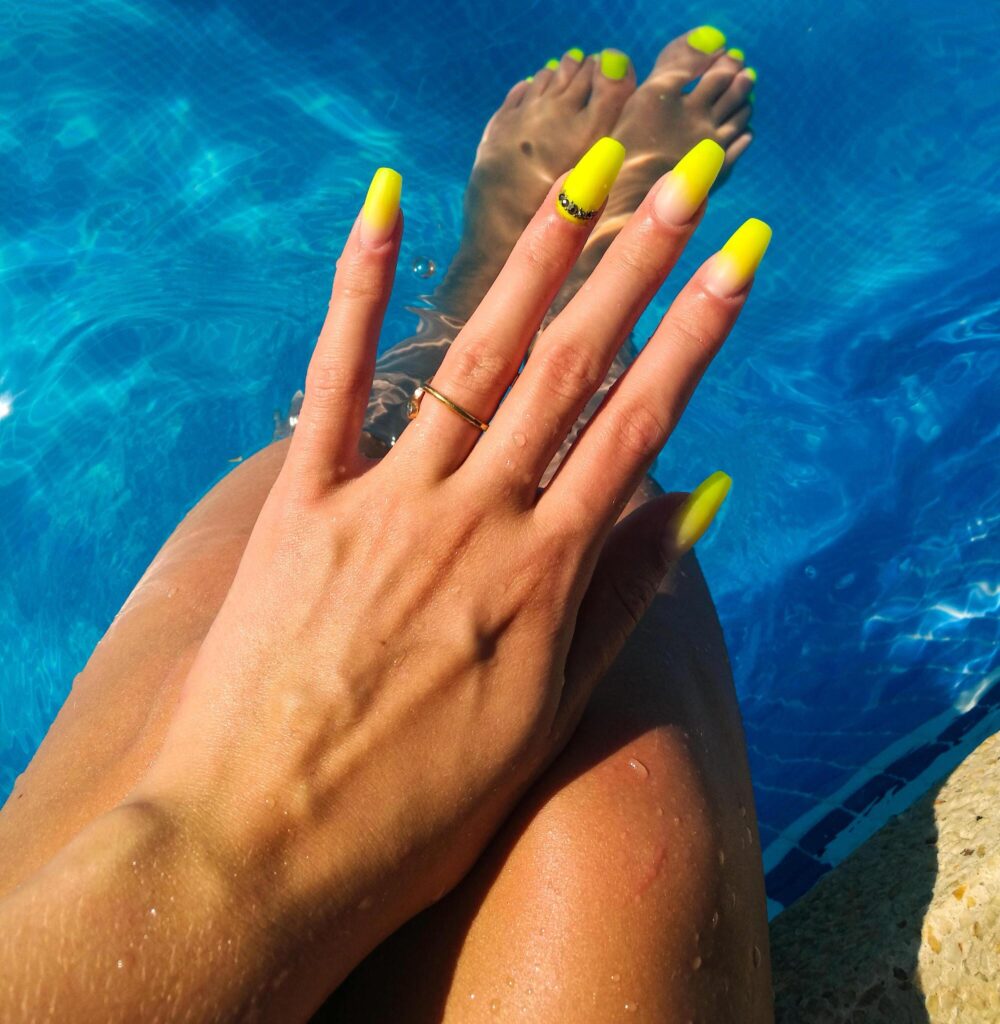 Ombre French Tip Nail Designs