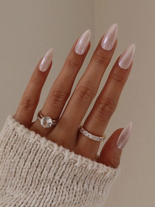 Hailey Bieber Glazed Donut Nails At Home
