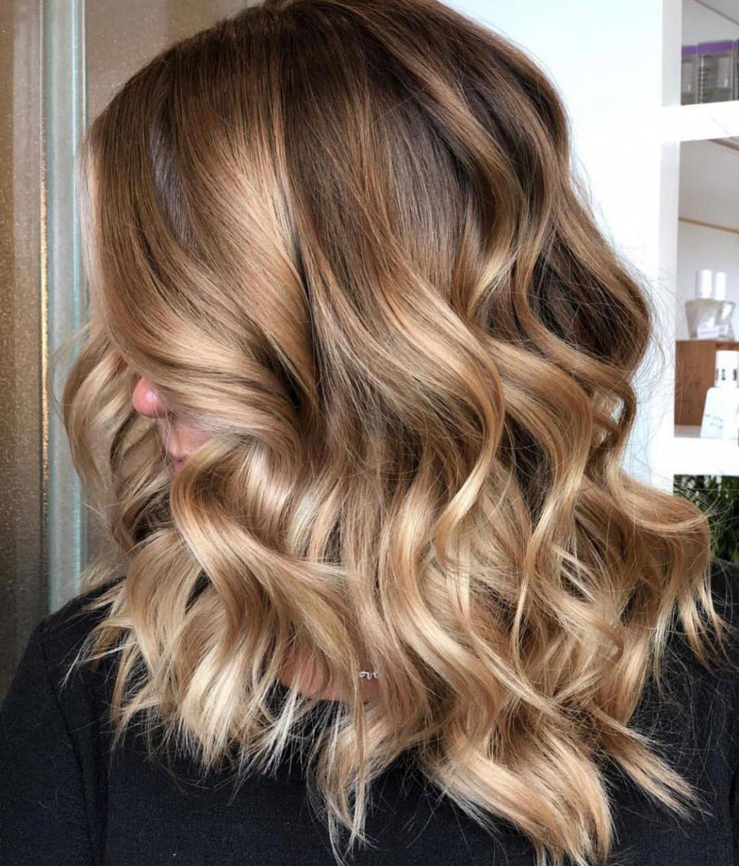 Light Brown with Blonde Balayage Hair