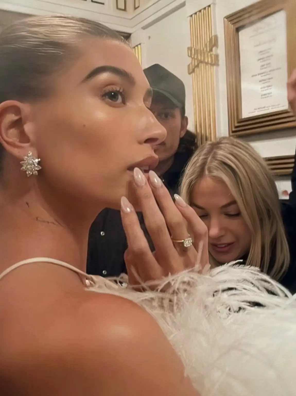 Hailey Bieber Wedding Nails Inspiration 