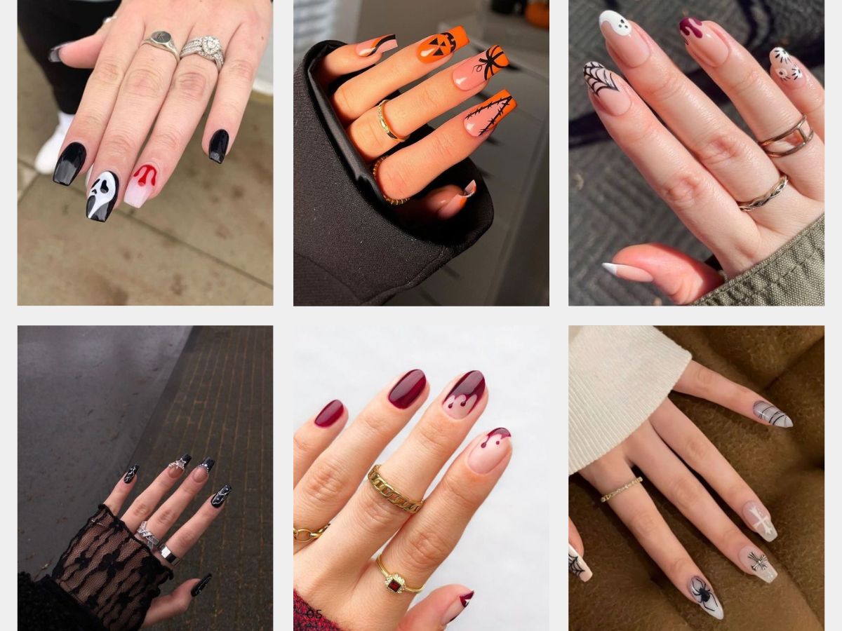 Easy Halloween Nail Designs