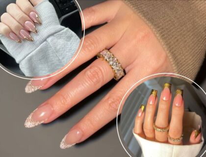 Top Gold Acrylic Nails