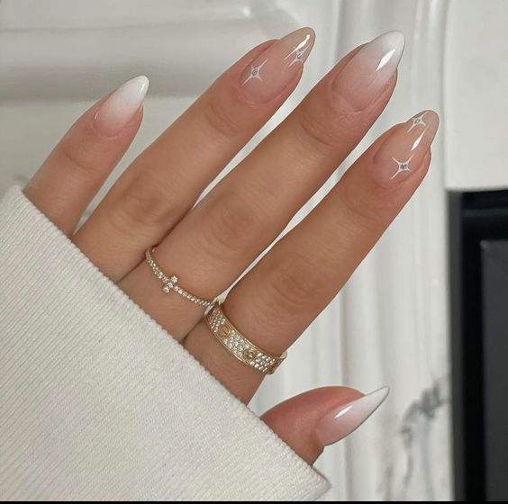 Rose Gold Ombre Nail Designs